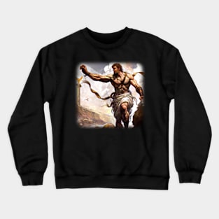 Painting of a Greek god Crewneck Sweatshirt